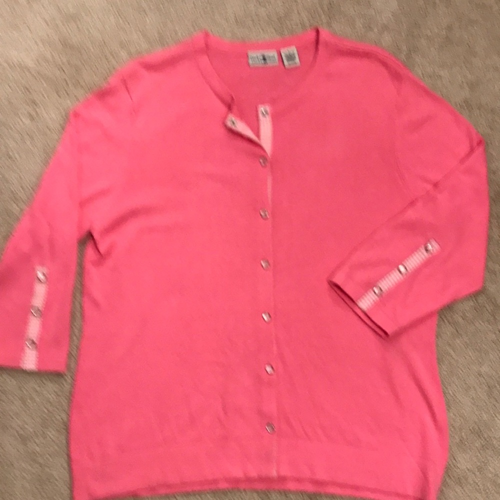 Duck Head Large Pink Cardigan